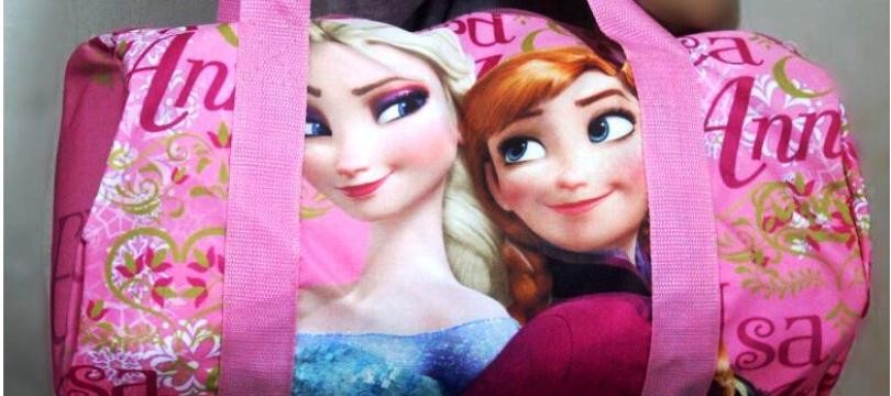 Disney Frozen Anna Elsa Olaf chariot 3D enfants bagages sac d'école valise cabine 